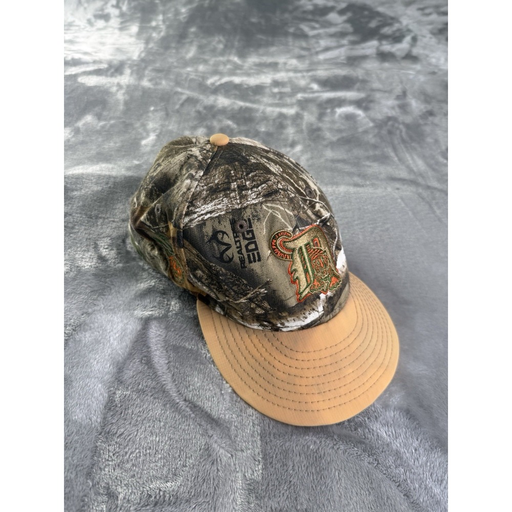 New Era Detroit Tigers Realtree Camo Exclusive 59Fifty A Frame Snapback Hat New